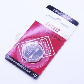 國際牌 Panasonic 鈕扣電池 CR2412  3V 紅卡