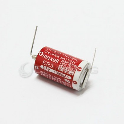 MAXELL ER3 3.6V 1100mAh 高溫鋰電池 帶焊腳