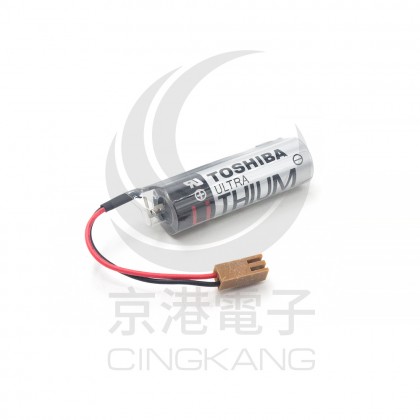 TOSHIBA PLC 鋰電池 ER6V /3.6V (一次性) (含線帶1號接頭)