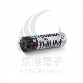 TOSHIBA PLC 鋰電池 ER6V /3.6V (一次性) (帶焊腳)