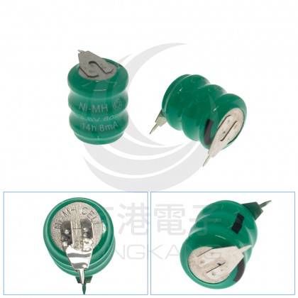 NI-MH  PCB用電池 3.6V 80mAh