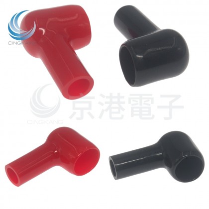 電池保護套 煙斗型(小)  (紅+黑)