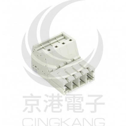 WAGO 831-3204 7.62mm 4孔針型連接器-母 <最低訂購量24PCS/盒>