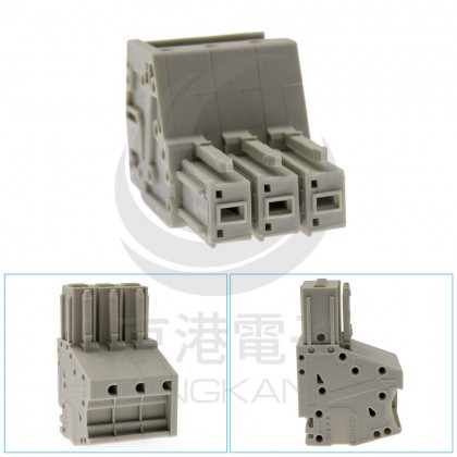 WAGO 831-3103 3孔針型連接器-公 <最低訂購量48PCS/盒>