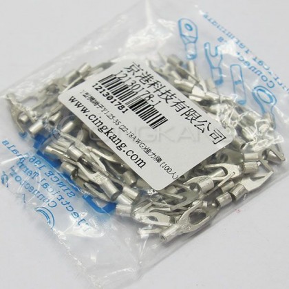 Y型裸端子 Y1.25-3S (22-18AWG) 佳力牌 (100PCS/包)