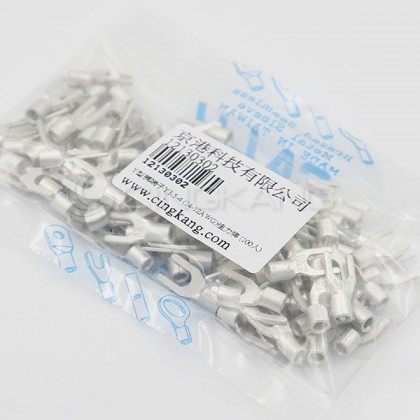 Y型裸端子 Y3.5-4 (14-12AWG) 佳力牌 (100PCS/包)