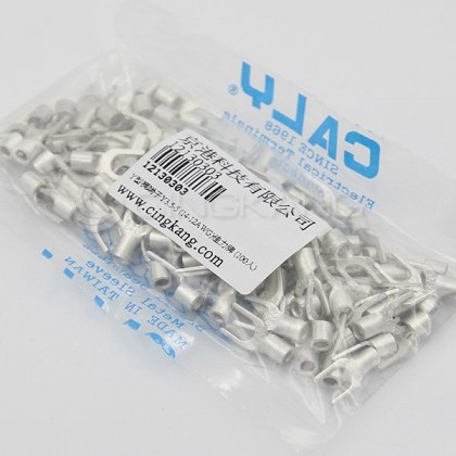 Y型裸端子 Y3.5-5 (14-12AWG) 佳力牌 (100PCS/包)