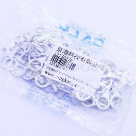 R型裸端子 R1.25-8 (22~16AWG) 佳力牌 (100PCS/包)