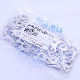 R型裸端子 R1.25-6 (22~16AWG) 佳力牌 (100PCS/包)