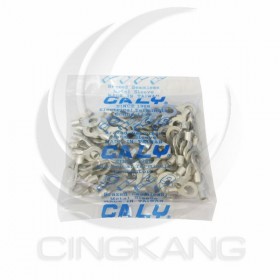 R型裸端子 R3.5-6 (14-12AWG) 佳力牌 (100PCS/包)