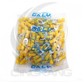 Y型絕緣端子 YF5.5-6 (12-10AWG) 佳力牌 (100PCS/包)