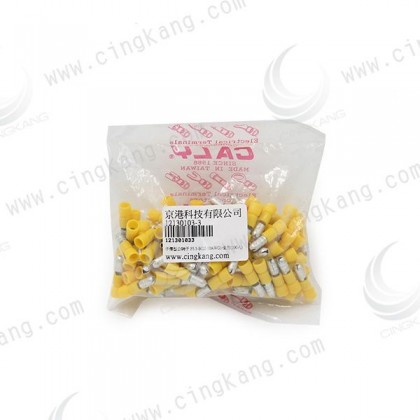 子彈型公端子 F5.5-B(12-10AWG) 佳力牌 (100PCS/包)