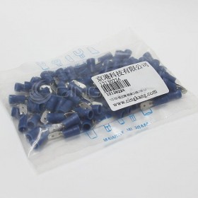 絕緣公端子 V2-5B-0.5 (16-14AWG) 佳力牌 (100PCS/包)