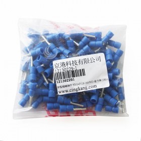 針型絕緣端子 PIN2AF (16-14AWG) 佳力牌 (100PCS/包)