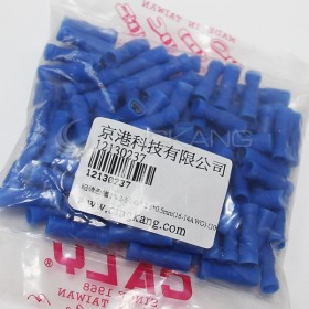 全絕緣母端子 PV2-3A-0.5 2.8*0.5mm (16-14AWG) 佳力牌 (100PCS/包)