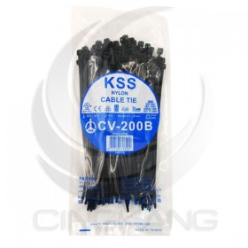 KSS尼龍紮線帶(黑) CV-200B 203*4.6mm(100pcs/包)