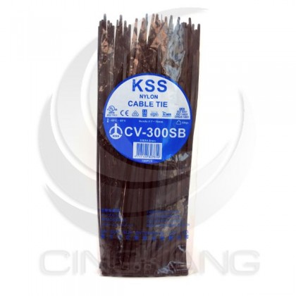 KSS 尼龍紮線帶(黑) CV-300SB 300*4.8mm(100pcs/包)