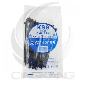 KSS 尼龍紮線帶(黑) CV-120SB 2.5*120mm(100pcs/包)