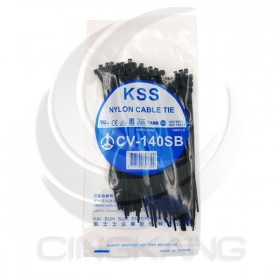 KSS 尼龍紮線帶(黑) CV-140SB 2.5*142mm(100pcs/包)