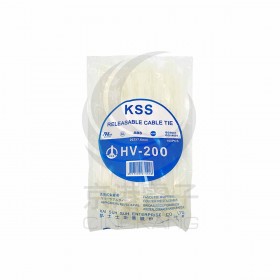 KSS 活用式紮線帶 HV-200 7.6*203mm(100pcs/包)