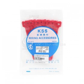 KSS MGT-125RD 黏扣式紮線帶(紅色) 12*125mm (20pcs/包)