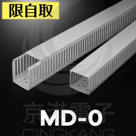 【不可超取】絕緣配線槽 MD-0 (灰色) 25*25mm 1.7M (出線孔8MM)