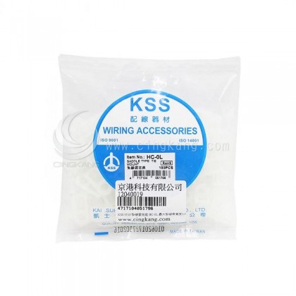 KSS 0510 紮線固定座 HC-0L 最大紮線帶寬度5.0mm(100PCS/包)