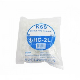 KSS 0510 紮線固定座 HC-2L 最大紮線帶寬度9.0mm(100PCS/包)