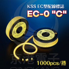 EC型配線標誌 EC-0 "C" (1000pcs/捲)