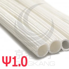 玻纖矽管 ψ1.0 白色 1.5KV -10℃~+200℃ 1米長
