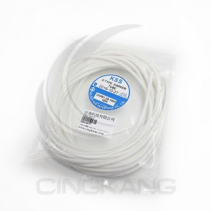 O型空白膠管 白色 OMR-1.25 10M (16AWG)