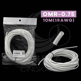 O型空白膠管 白色 OMR-0.75 10M (18AWG)