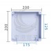 防水接線盒 ABS 200*200*80 12孔 36mm KR09