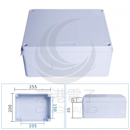 防水接線盒 ABS 255*200*80 12孔 36mm KR10