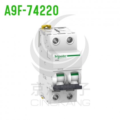 Schneider施耐德 A9F74220 2P20A 220V 電磁跳脫無熔絲斷路器