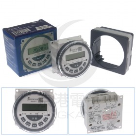 TM-619-2 FRONTIER 埋入型全功能數位定時器 AC220V AB接點含框