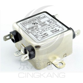 EMI FILTER YC-03T1L2 雙π迴路 3A AC250V電源濾波器