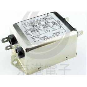 EMI FILTER YE-10T1L2 10A 250V雙π EMI電源濾波器(插腳)