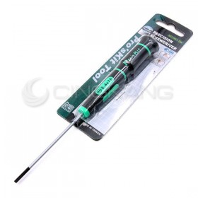 prosKit 寶工 SD-081-S6 (-)2.4*75mm綠黑花豹一字精密起子