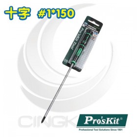 prosKit 寶工 SD-081-P7 綠黑花豹十字精密起子 #1*150