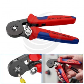 德國 KNIPEX 975304 自動調節棘輪壓接鉗 四方端子壓接鉗歐式端子鉗