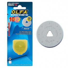 日本 OLFA 圓形刀片 RB28-10 (10片裝)