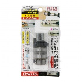 日本新龜SUNFLAG 六角軸夾頭 WT-65 0.5~6.5mm