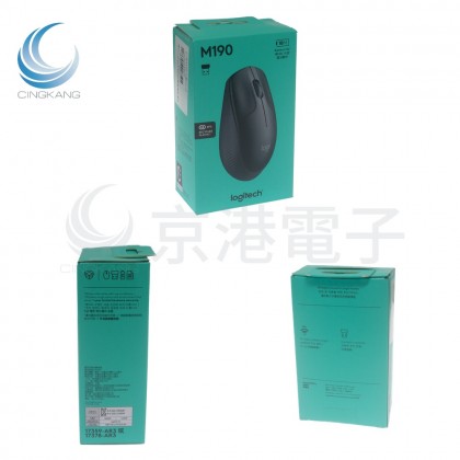 羅技Logitech M190 無線滑鼠 黑色