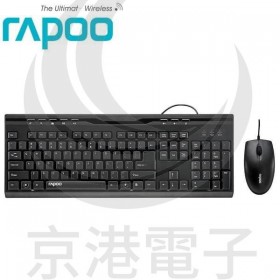 Rapoo 雷柏 NX1710有線光學鍵盤滑鼠組 USB