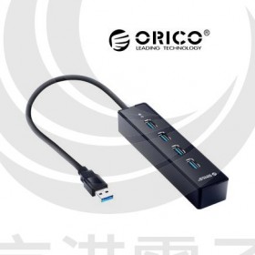 ORICO 集線器 W8PH4 USB3.0 4PORT HUB (黑)