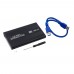 USB3.0 2.5吋外接式硬碟盒 (黑色鋁合金) PC-154