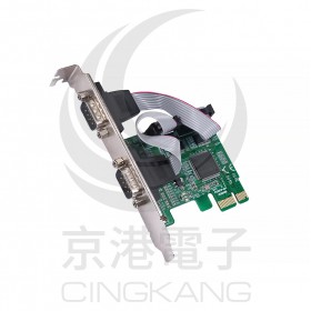 伽利略 PETR02A 2埠 PCI-E RS232擴充卡(2埠)