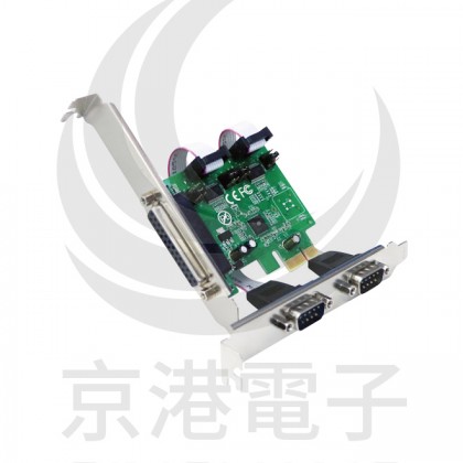 伽利略 PCI-E 2 PORT RS232+1PORT Print 擴充卡 PETRP02A