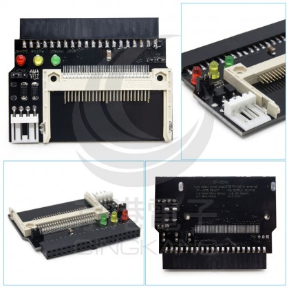 工業用 40針IDE轉CF轉換卡 CF轉IDE母轉接卡 IDE to CF 支持DMA